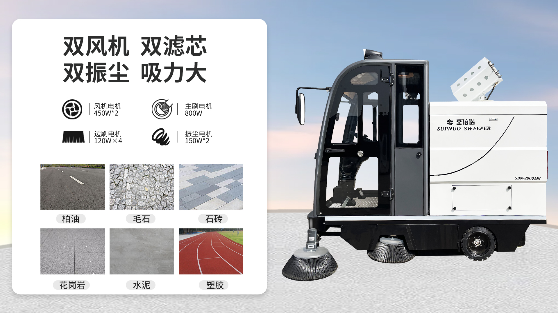 临汾电动扫地车的优势与应用场景